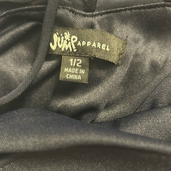 Jump apparel by Wendye Chaitin navy blue one shoulder  maxi dress/gown sz 1/2 - Picture 6 of 8